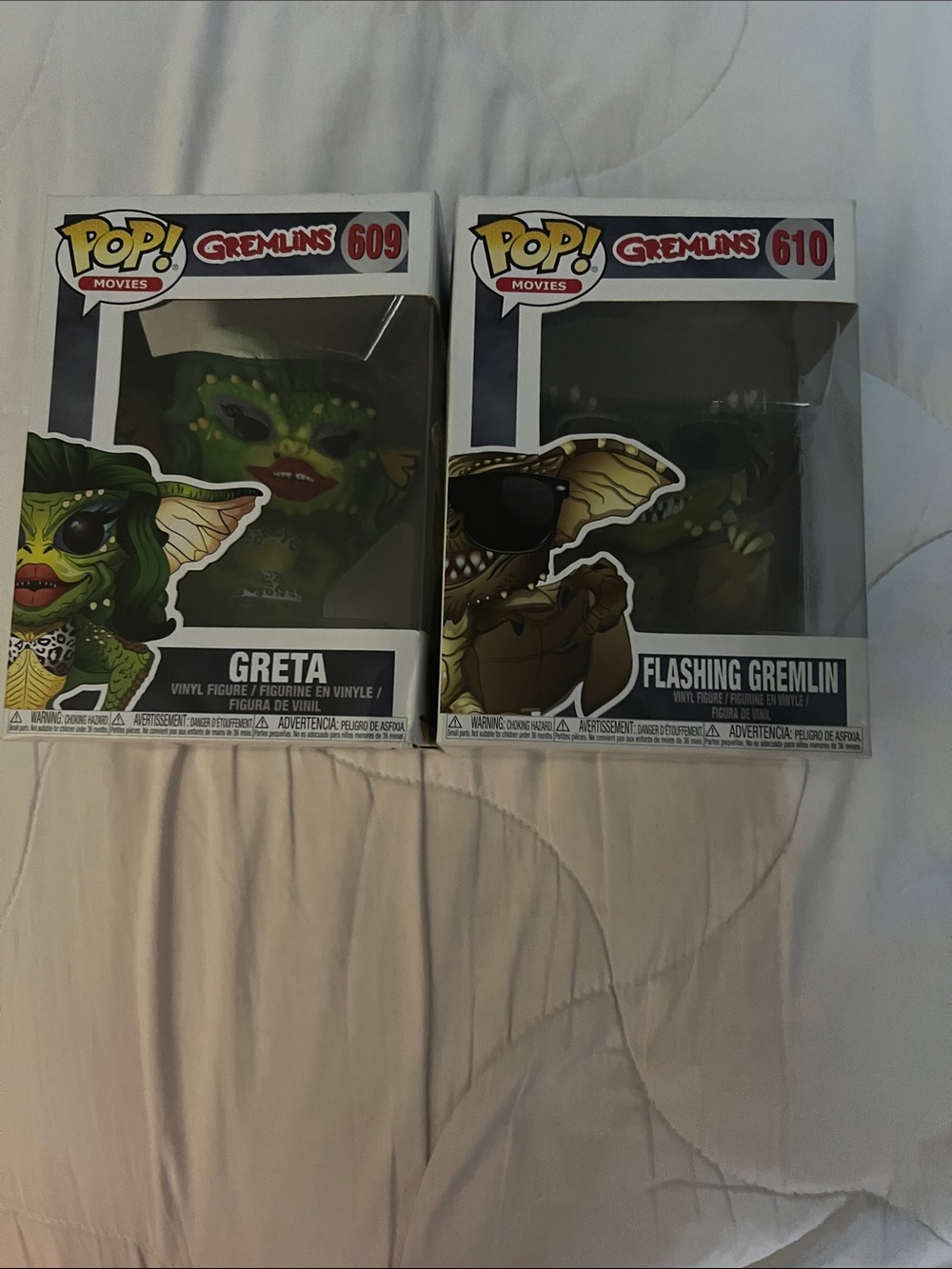 Funko Pop! Gremlins Greta & Flashing Gremlin Duo - Green and Yellow Accents